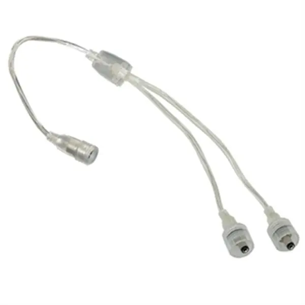Jesco Lighting RGB 2 Way Power Splitter for Clear Wire