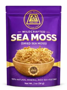 Wildcrafted Gold Sea Moss (Dried) – Natural Mineral-Rich Superfood