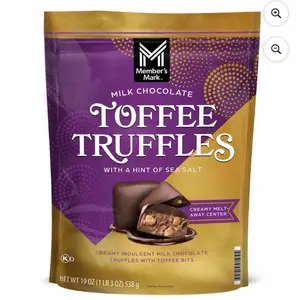 Member's Mark Milk Chocolate Toffee Truffle with Sea Salt, 19 oz.