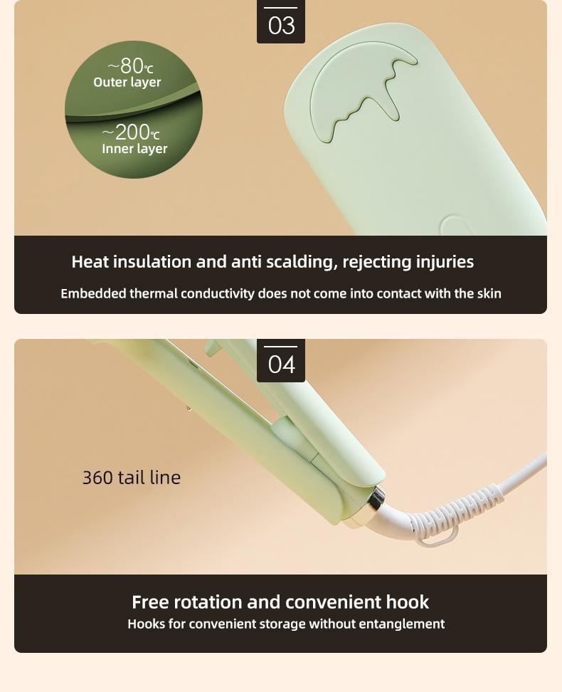 Beach Wave Curling Iron Fluffy Big Wave Ripples 32mm Splint No Damage Hair Lazy Perm Super Convenient Styling Tool