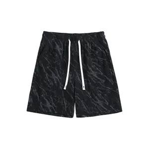 Men's Retro Printed Graphic Shorts - Stylish Menswear Bottom with Plain Design, Streetwear and Grunge Aesthetic for Summer