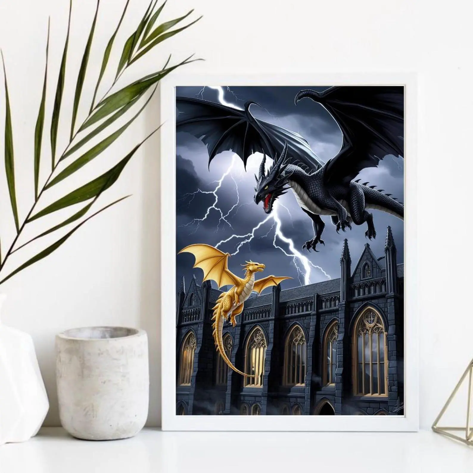 Elin Crone Onyx キャラクターポスター３枚セット onyx storm Poster, fourth wing Print Home Decor, iron flame, wall