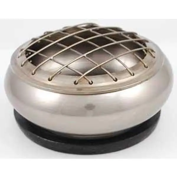 Elegant Pewter Charcoal & Resin Incense Burner