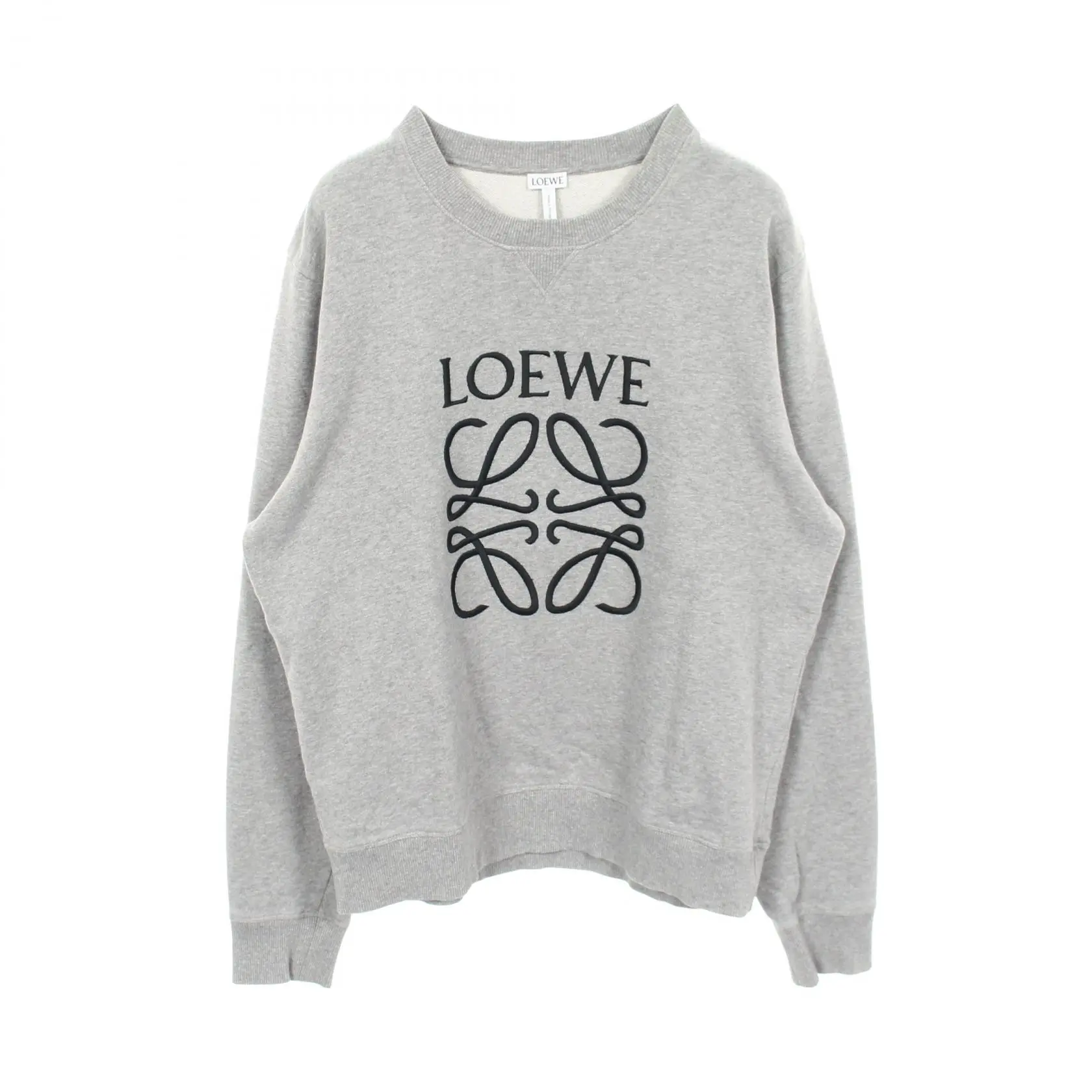 Pre-owned Loewe Cotton Small Leather Goods Embroidered Sweatshirt
