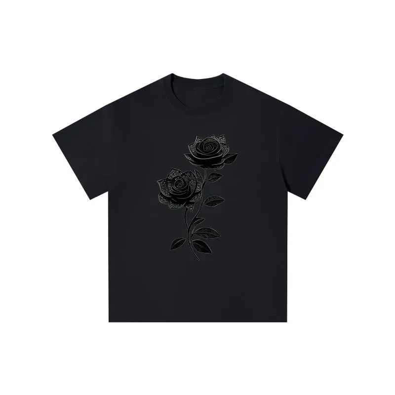 Unisex Gothic Soft Cotton Short-Sleeve Round Neck T-Shirt - Loose-Fit Vintage Streetwear Sports Top, Trendy Tshirt for Daily Casual Skater Wear, Streetwear Clothing, Graphic Tees Women, Men's Graphic Tees, Trendy Shirts