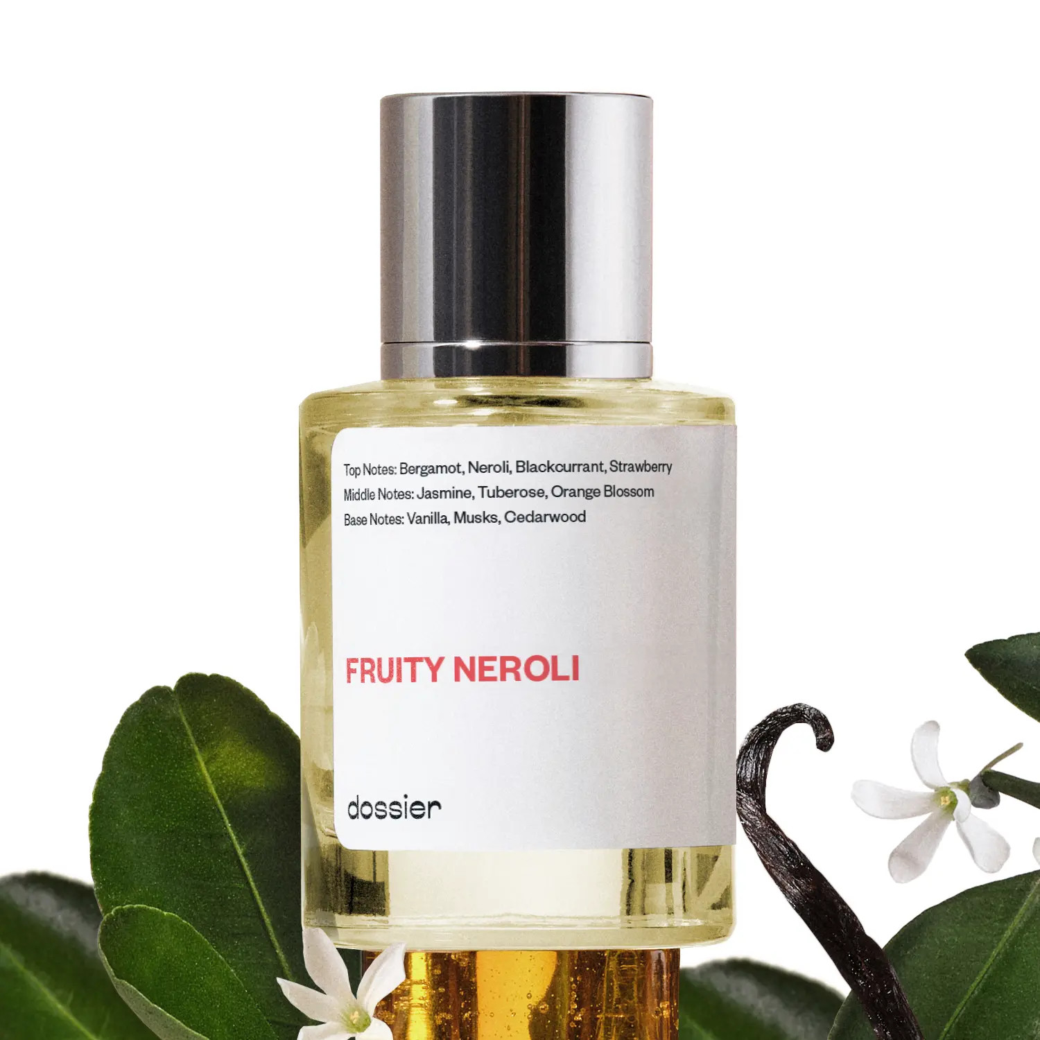 Fruity Neroli, Dossier Perfumes, Women's Perfume, 50ml, Bergamot, Neroli, Strawberry, Jasmine, Vanilla, Musk, Cedarwood Fruity Neroli, Dossier Perfumes, Women's Perfume, 50ml, Bergamot, Neroli, Strawberry, Jasmine, Vanilla, Musk, Cedarwood