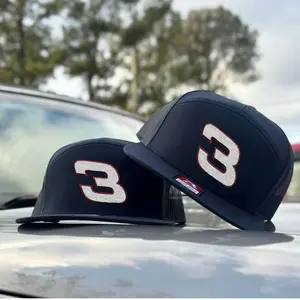 Racing Number 3 Embroidered Hat, Black Mesh Trucker Cap, Vintage Motorsports Snapback, Car Lover Gift, Driver Style Hat, Auto Fan Cap, Men's Cap