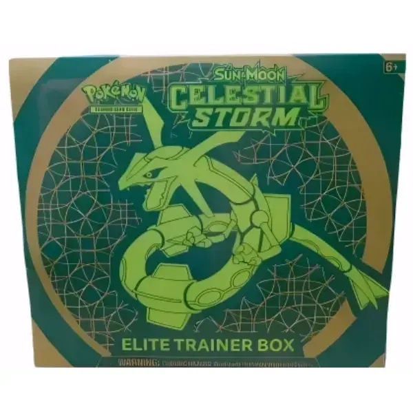 Pokmon TCG ETB: Celestial Storm Elite Trainer Box - Includes 8 Booster  Packs 65 Sleeves 45 Energy Cards & More for Sun & Moon Series - TikTok Shop