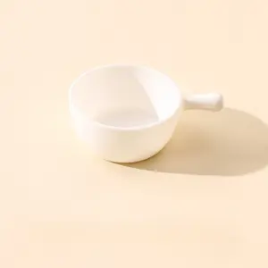 Japanese Mini Seasoning Dish, Creative Handle Plastic Small Bowl, Home Use Sauce Dish, Hot Pot Salad Condiment Holder