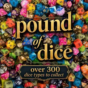 Pound of Acrylic Dice [As Shown]