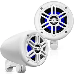 4" Waterproof Off-Road Speakers 150W 360° Bracket White 4" Waterproof Off-Road Speakers 150W 360° Bracket White