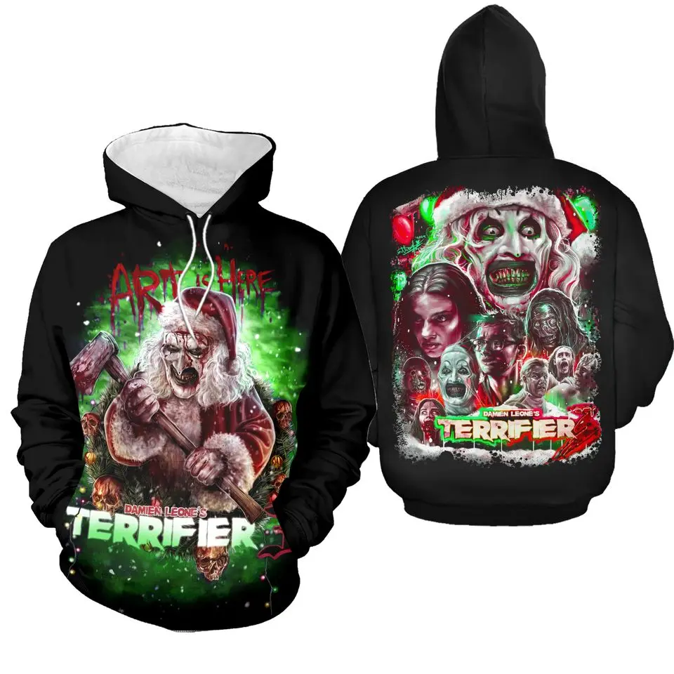 3d hoodie, Terrifier 3 What Do You Want From Me Hoodie