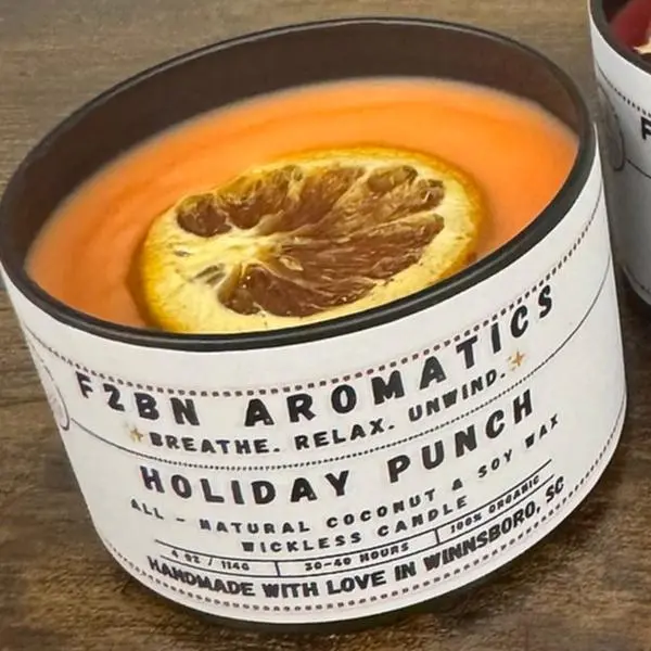 F2BN Aromatics 4 oz Wickless Candle - Fall Scents for Home Decor