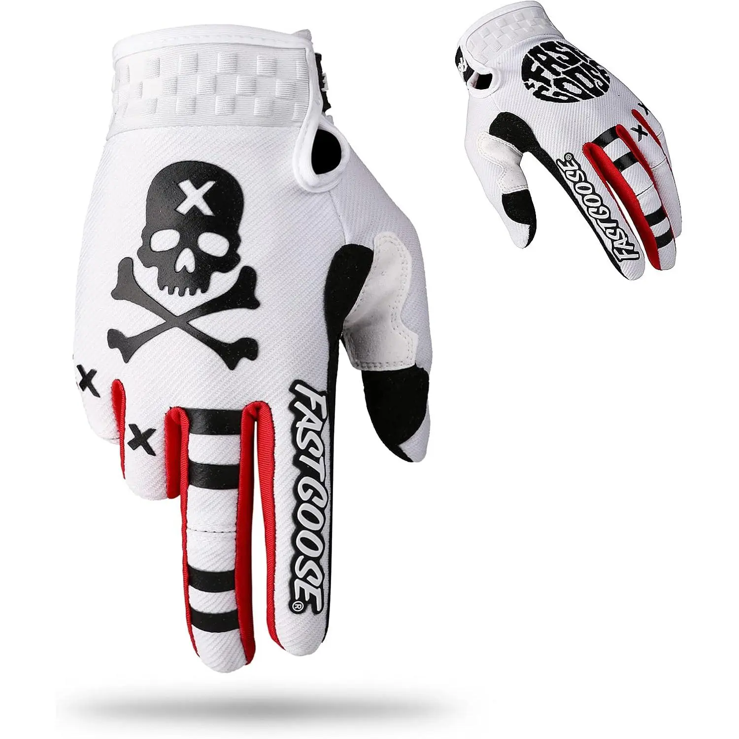 Lycra & Microfiber Motorcycle Riding Gloves for Men & Women, Breathable Touchscreen & Anti-Slip for Motocross, ATV & Off-Road Racing