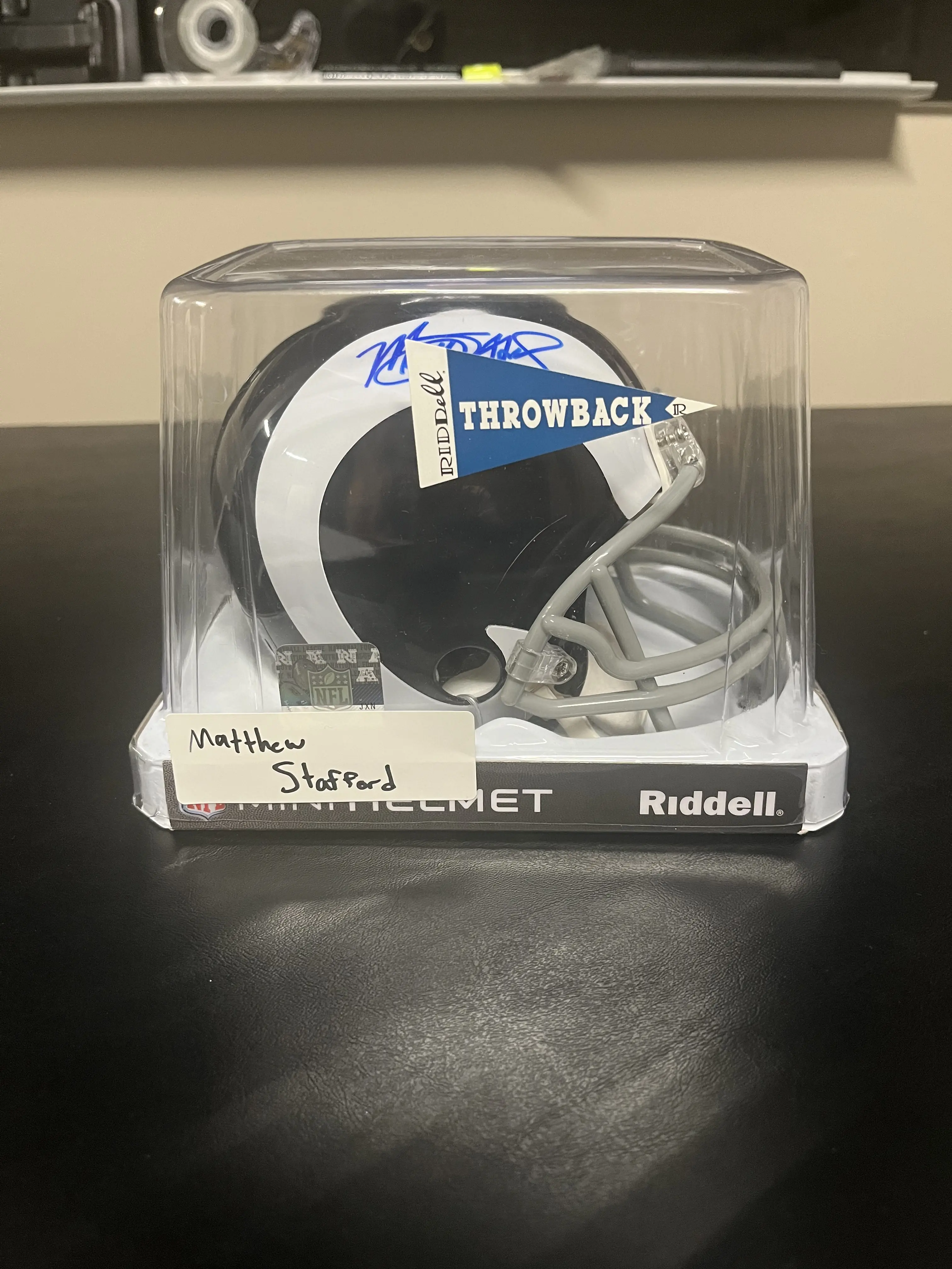 Signed Mini Helmet Dome