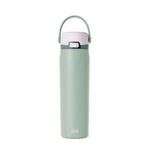 Simple Modern Mesa Sport Water Bottle with Covered Chug Lid 24oz | Cup Holder Friendly Insulated Stainless Steel Bottle for Gym, Sports and Travel