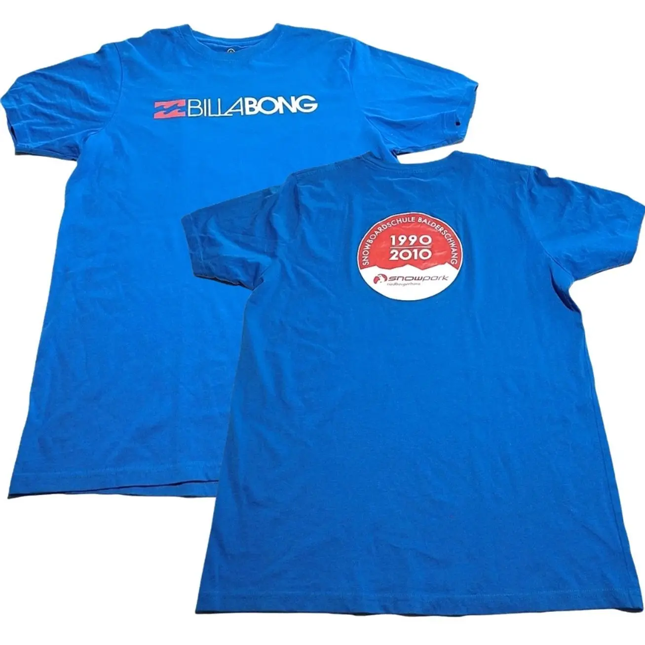 Vintage Billabong T-Shirt, Blue Surf Skate Graphic Tee, Y2K Retro Streetwear Shirt, Double-Sided Print Cotton Top, Classic Unisex Surfwear C