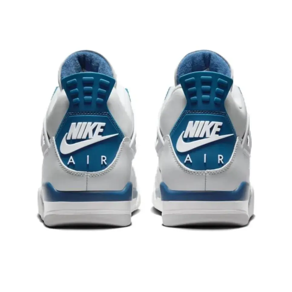 Street Casual Shoes Off White Blue Two-tone Leather Mesh Composite Upper Rear Printed Detail Stable Cushion Midsole Durable Two-tone Outsole Brand New Complete Original Box Ideal For Daily Wear Street Style Retro Sneaker Collection