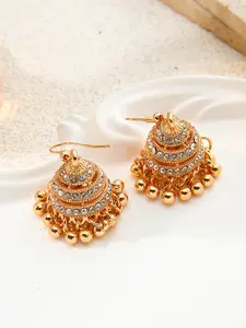 Boho Ethnic Bell Earrings, Plated Alloy, Elegant Design, All-Season Jewelry, Perfect Gift for Friends and Girlfriend