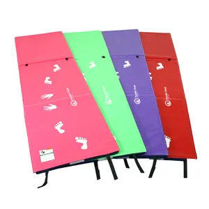 Tumbl Trak Handstand Homework Gymnastics Mat for Kids Home Training with Beam Stripe for Improved Handstands