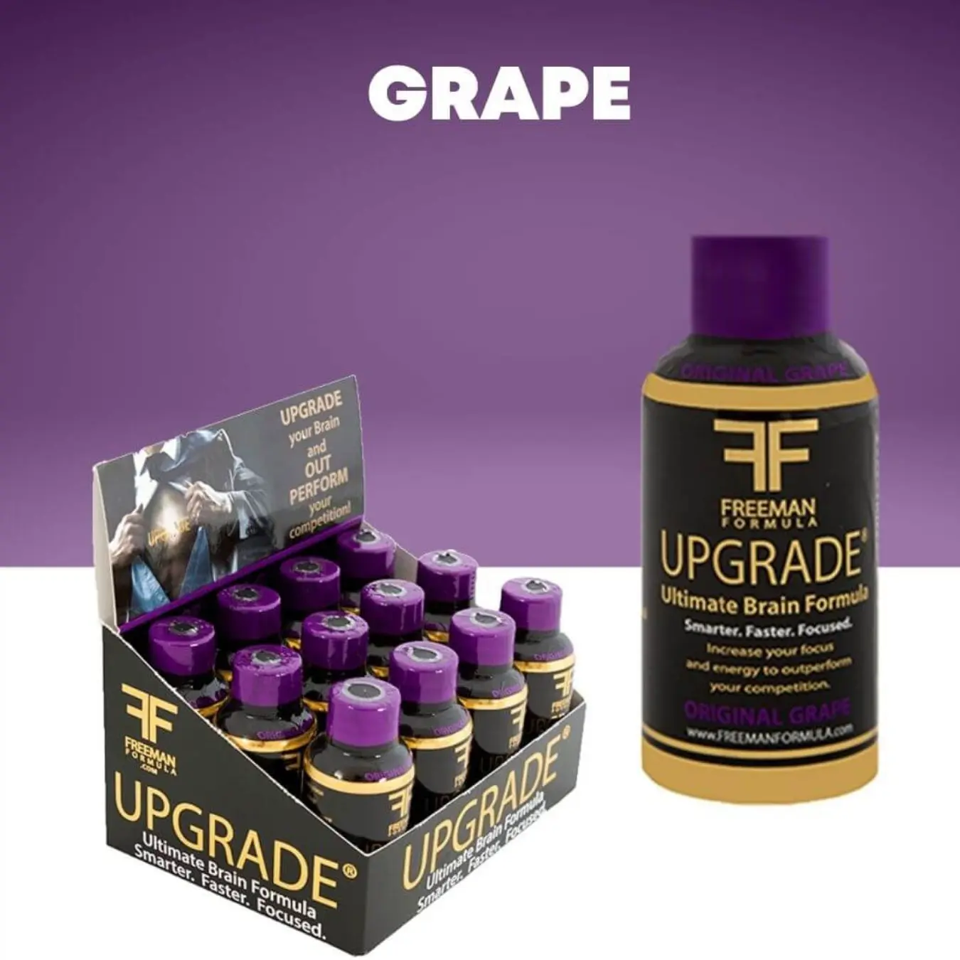 Freeman Formula, Upgrade -The Ultimate Brain Formula - Nootropic Daily Supplement for Mental Clarity and Focus