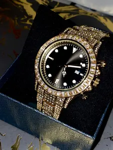 NightBurst 42MM – Black Dial Gold Chrono Edition Watch