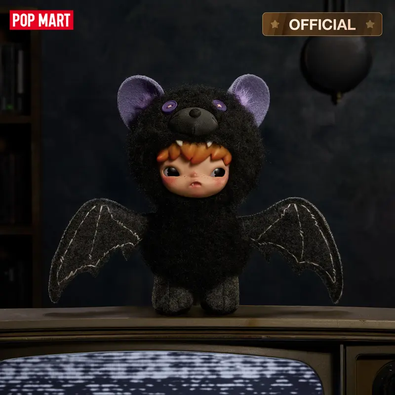 POP MART Hirono After Dark Series Plush Doll Pendant Blind Box, Bag Charm, Keychain