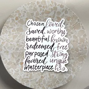 Affirmations Mirror Cling