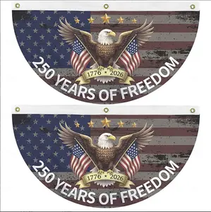 250th Anniversary of the United States, Bunting, Patriotic Hanging Decorations for outdoor use, front door, porch, background