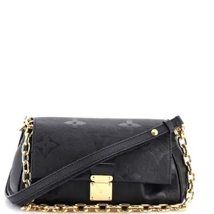 Pre-owned Louis Vuitton Leather Shoulder Bags Favorite NM Handbag Monogram Empreinte Giant by Rebag