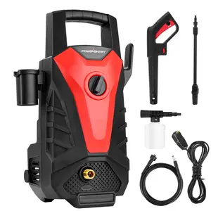 PowerSmart Electric Pressure Washer, Max 2800PSI, 1.8 GPM, Lightweight Portable Pressure Washer with 35FT Power Cord, 20FT Hose, Foam Cannon, Spray Gun for Cleaning Cars, Fences, Decks, and Patios (PS2020)