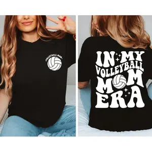 In My Volleyball Mom Era Shirt, Volleyball Mama T-shirt, Sport Mom T-shirt, Gift For Volleyball Fan Mom, Mothers Day Gift, Volleyball Game Day