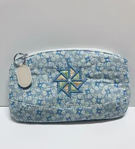 Quilted Applique Zipper Pouch