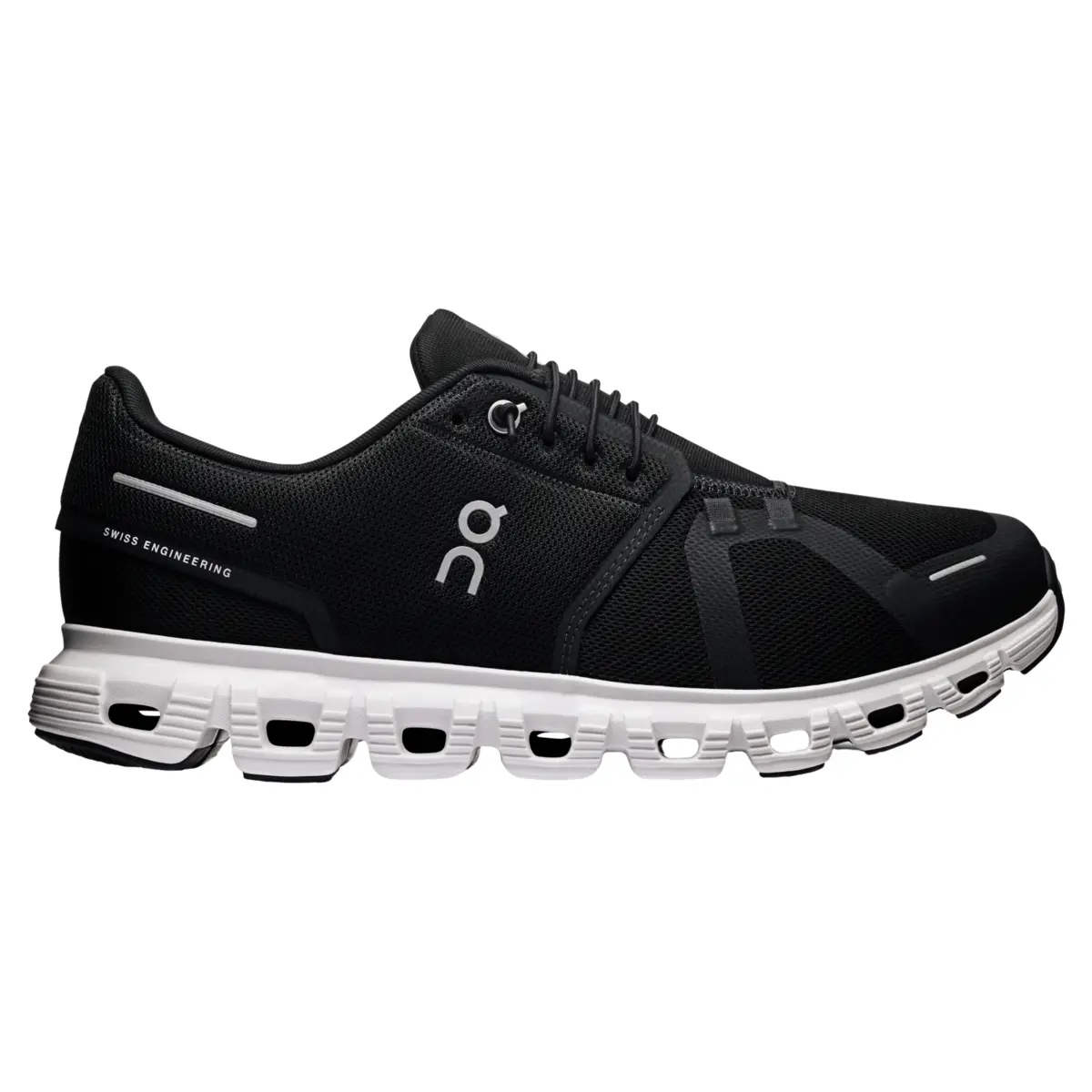 On Running Cloud 6 Wide Black White Men's Fashion Shoes New