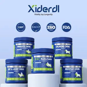 Dog Vitamins & Supplements Set – 5 Functional Chews for Immunity, Mobility, Calm & Muscle Growth