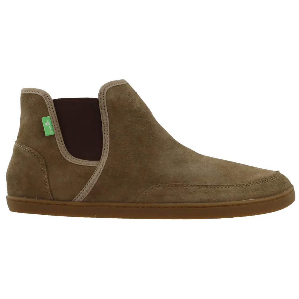 Sanuk Womens Pair O Dice Mid High Slip On Sneakers Shoes Casual - Brown