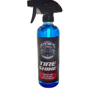 Eddie’s Professional Detailing High Gloss Tire Shine - Water Resistant, No Sling Application, Enhances Satin Finish, Easy Application