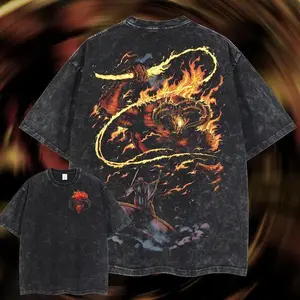 Balrog Vintage 2 Sides Tee Shirt Fantasy Shirt, LOTR Lord of The RingsMovie Fan Gift