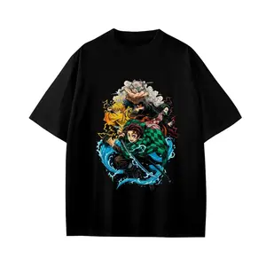 Demon Slayer Teen Girl Boy T-Shirt Anime Graphic Tee, Unisex Manga Streetwear, Anime Gift demon slayer  merch grandma's  favorite  shirt good  graphic  tees meme  shirts silky eli  white boyfriend  fit spencers graphic  shirts