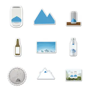 Coors Light Pack 9 PCS Sticker Vinyl, Art Car Wall Kid Phone Book Stickers, Funny Sticker Decal Decor