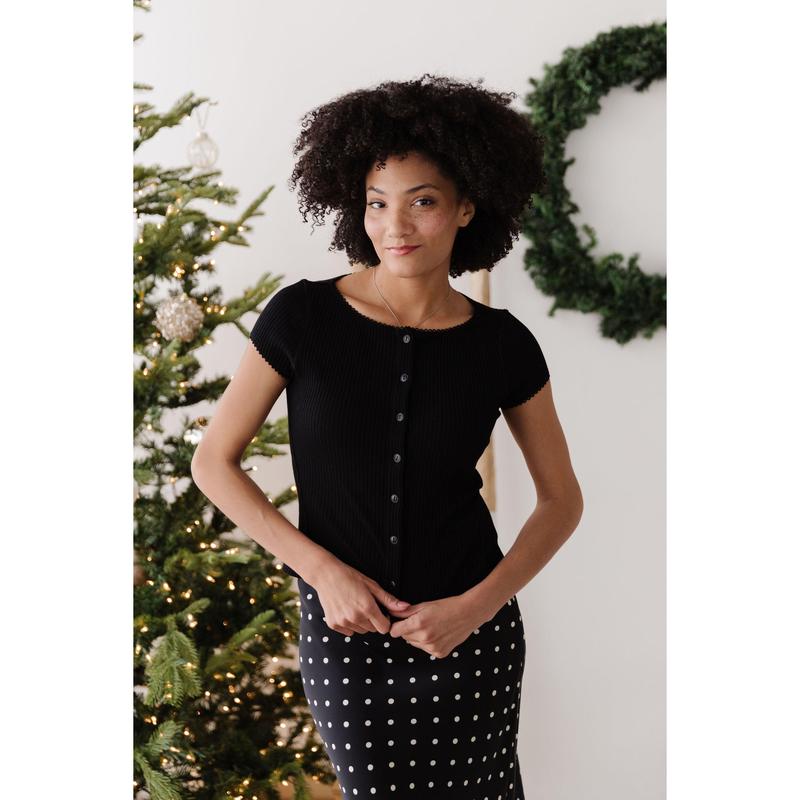 FREE PEOPLE MOST WANTED CARDI IN BLACK