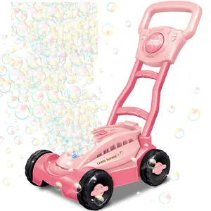 Bubble Lawn Mower for Toddlers: 35000+ Bubble Per Minute Bubble Push Toys Bubble Machine Gardening Toys for Kids Christmas Birthday Gifts for Preschool Baby Girls
