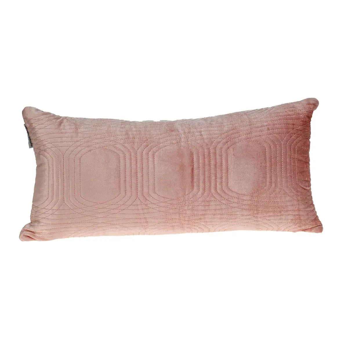 Iphis Transitional Pink Rectangle Throw Pillow
