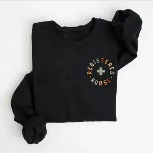 Vintage Registered Nurse Sweatshirt, RN Nurse, Stethoscope Nursing RN Staff, Nurse Gift, Nurse Appreciation Gift, RN Nurse Sweatshirt