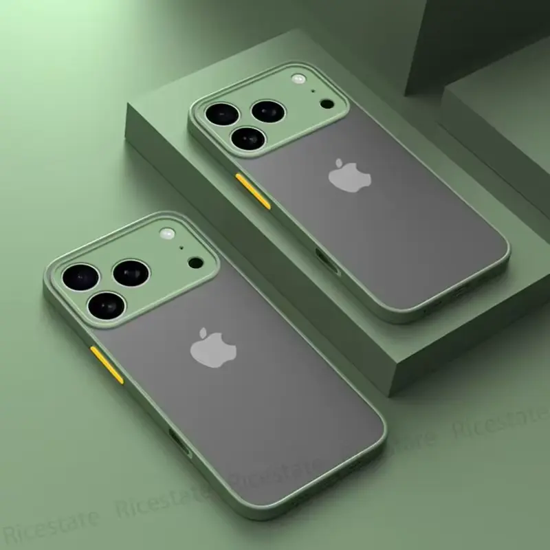 Shockproof Armor Bumper Case for iPhone 17 Series – Rugged Protection with Sleek Design esri phone