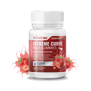 NutraBites Maca Root Gummies for Women's Wellness Daily Vitality & Energy Plant-Based Support for Balance & Well-being Natural Strawberry Flavor - Healthcare