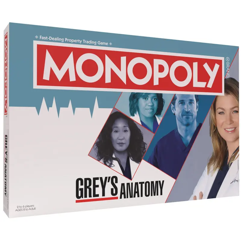 MONOPOLY Grey's Anatomy Collectible Licensed Edition