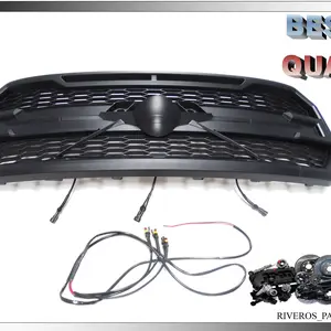 NEW FRONT UPPER GRILLE for FORD F-150 15-17 2.7L 3.5L 5.0L W/AMBER LAMP MESH