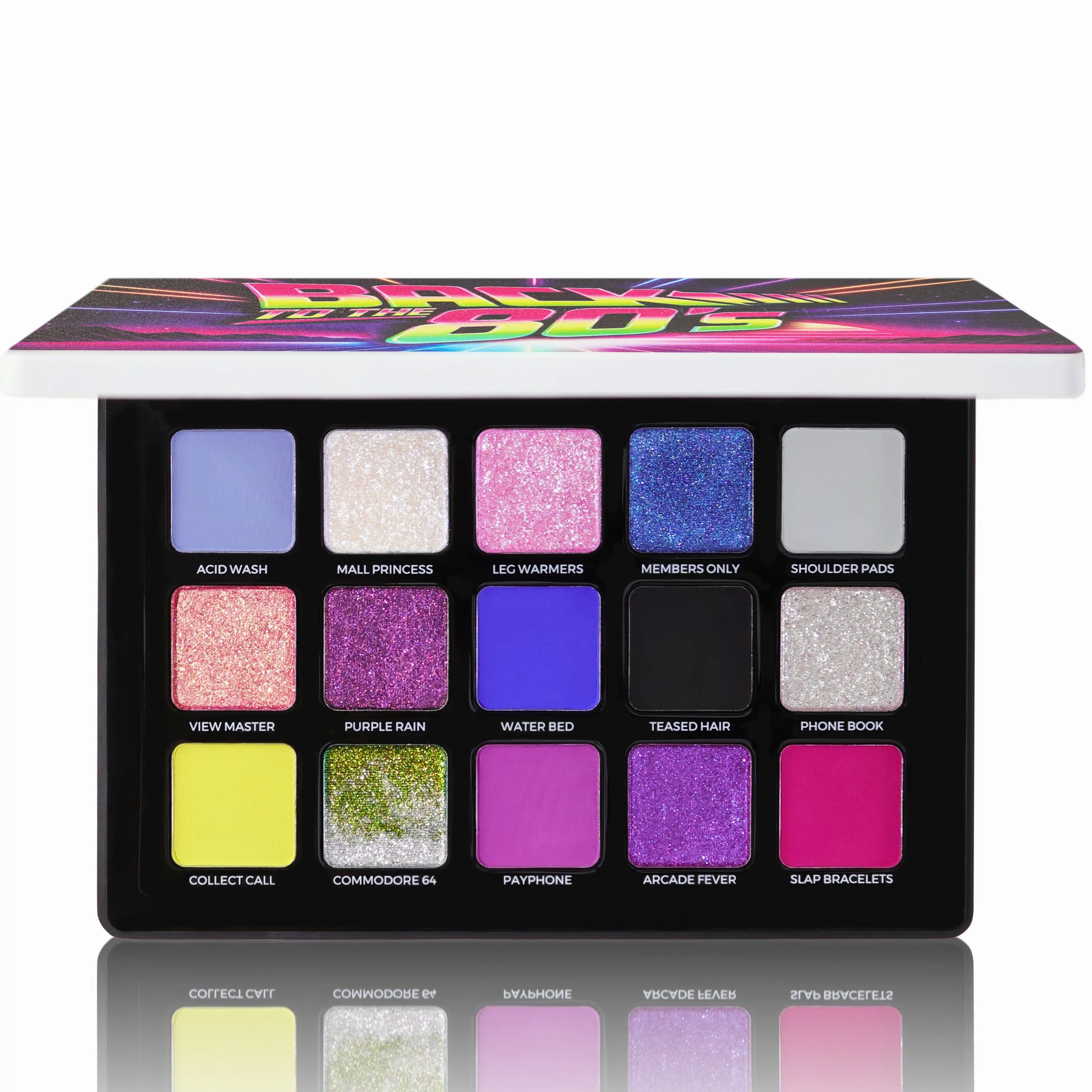 Back To The 80's - 15 Electrifying Shades + Removeable Pans