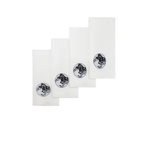 Chefanie Disco Ball Dinner Napkins Set Of 4